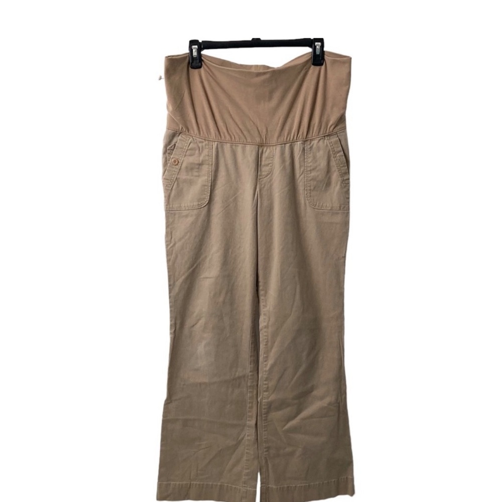 Gap Maternity tan corduroy bootcut pants size 10